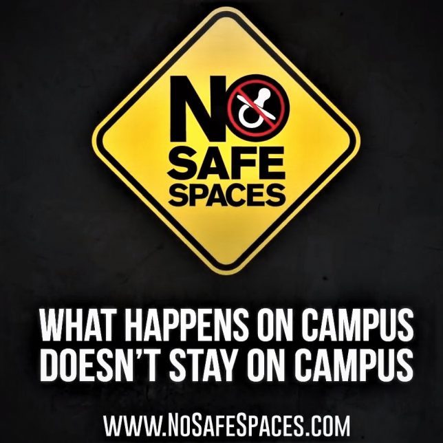 Click to enlarge No Safe Spaces