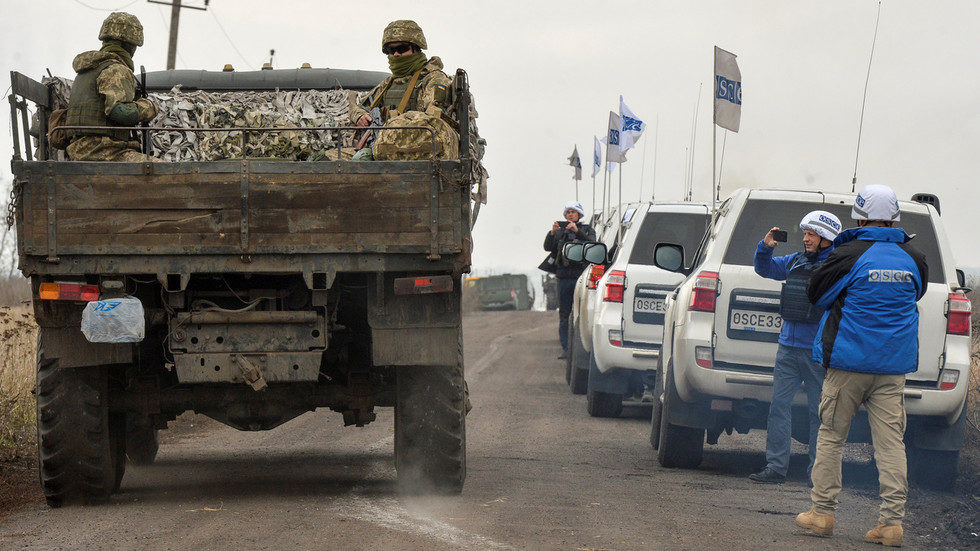 Donbass Ukraine soldiers OSCE