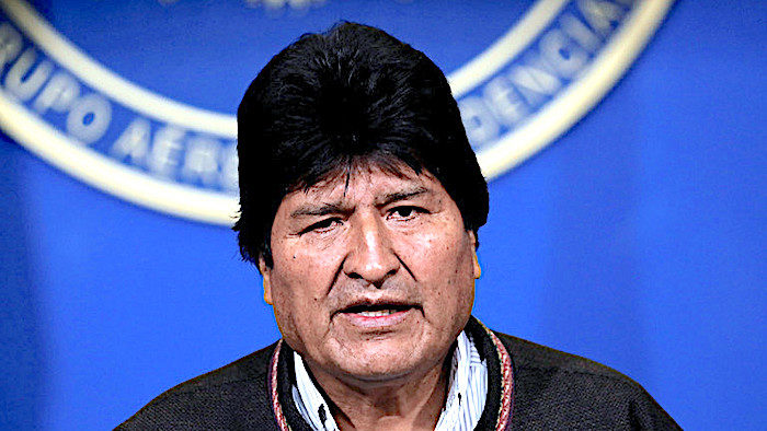 Click to enlarge Evo Morales