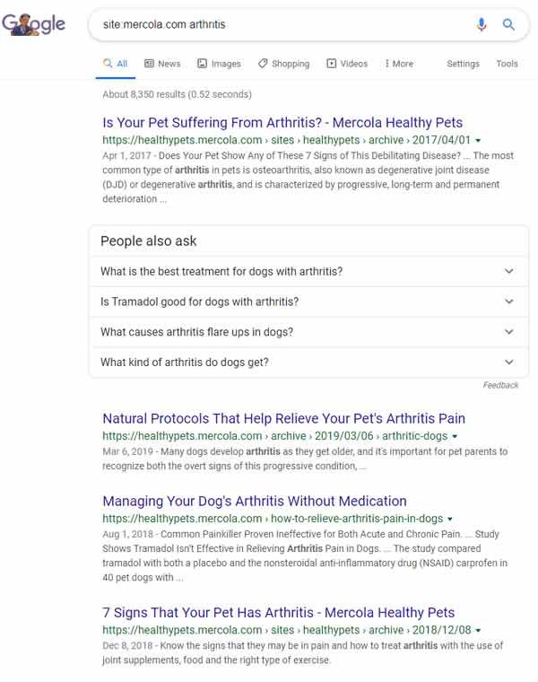 Click to enlarge google content mixup strategy