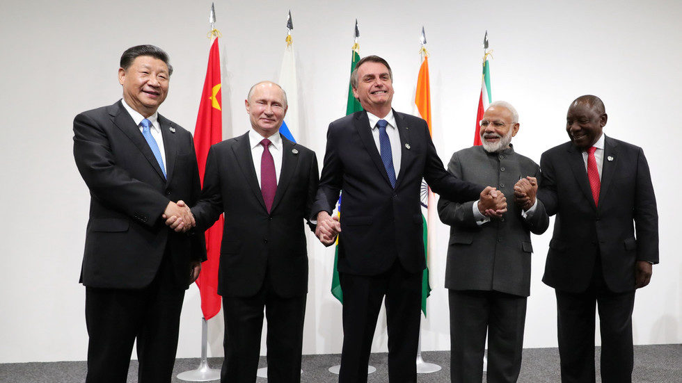 Click to enlarge BRICS meeting June 28, 2019