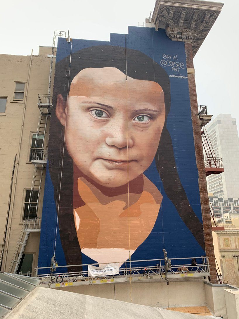 Click to enlarge thunberg mural big brother san francisco