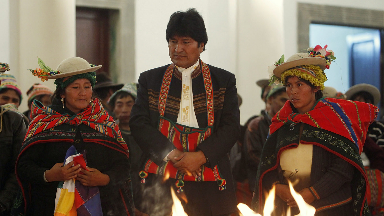 Click to enlarge Evo Morales