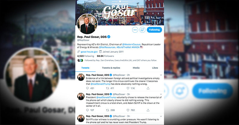 gosar tweets