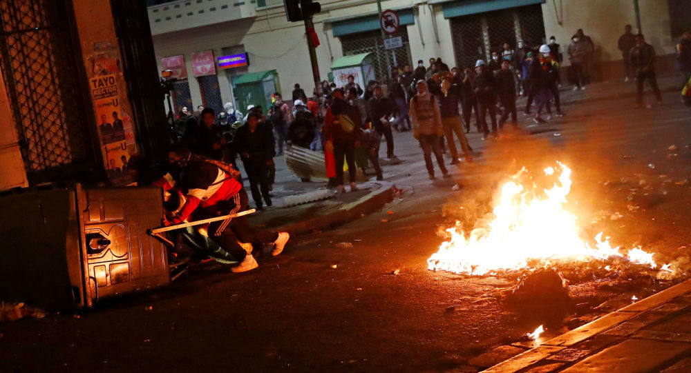 bolivia protesters