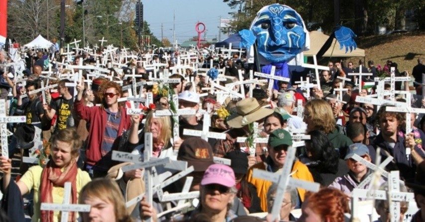 Click to enlarge SOA protest