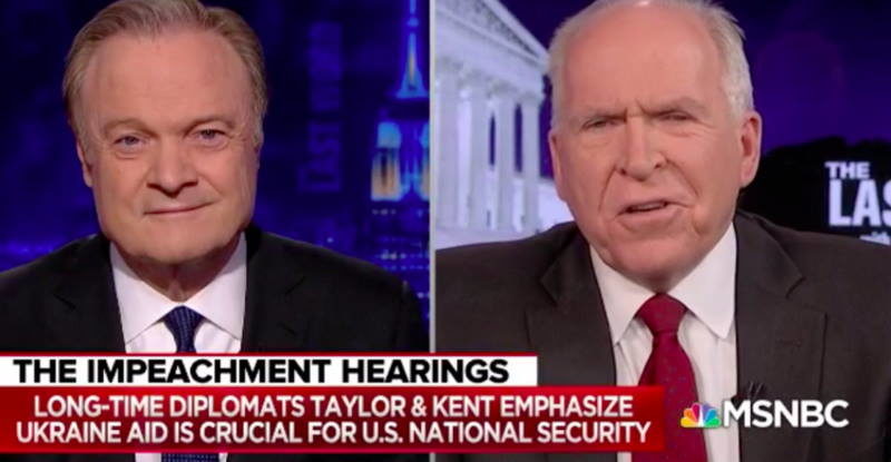 Click to enlarge Lawrence O'Donnell msnbc john Brennan