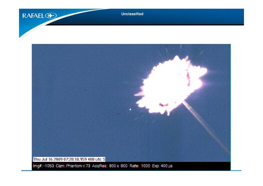 israel rocket intercept
