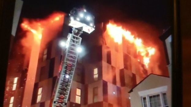 fire uk student bolton