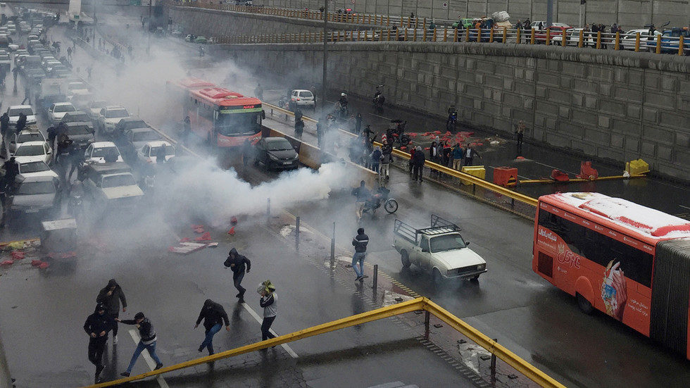 tehran fuel protest