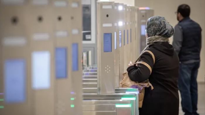 Click to enlarge Palestinians facial recog machines