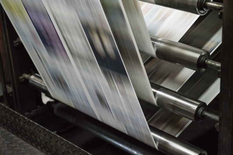 Newspapers printing