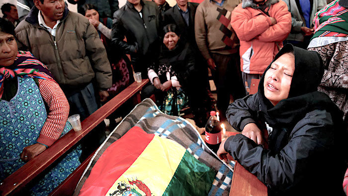 Click to enlarge Funeral Bolivia