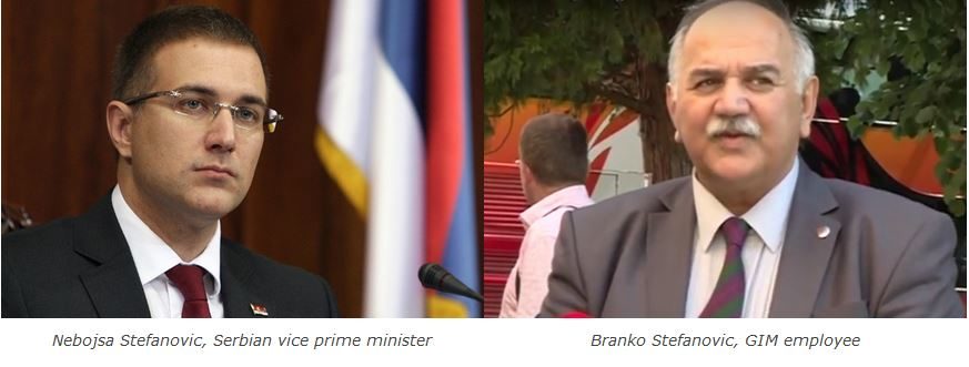 Click to enlarge serb president arms trafficking Nebojsa Stefanovic Branko Stefanovic