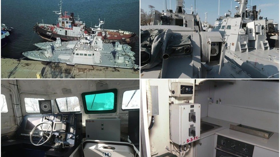 Ukraine ships returned interior