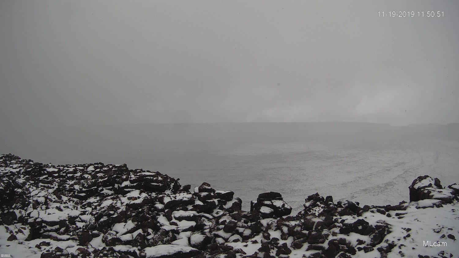 Click to enlarge image from the USGS Hawaiian Volcano Observatory webcam on November 19
