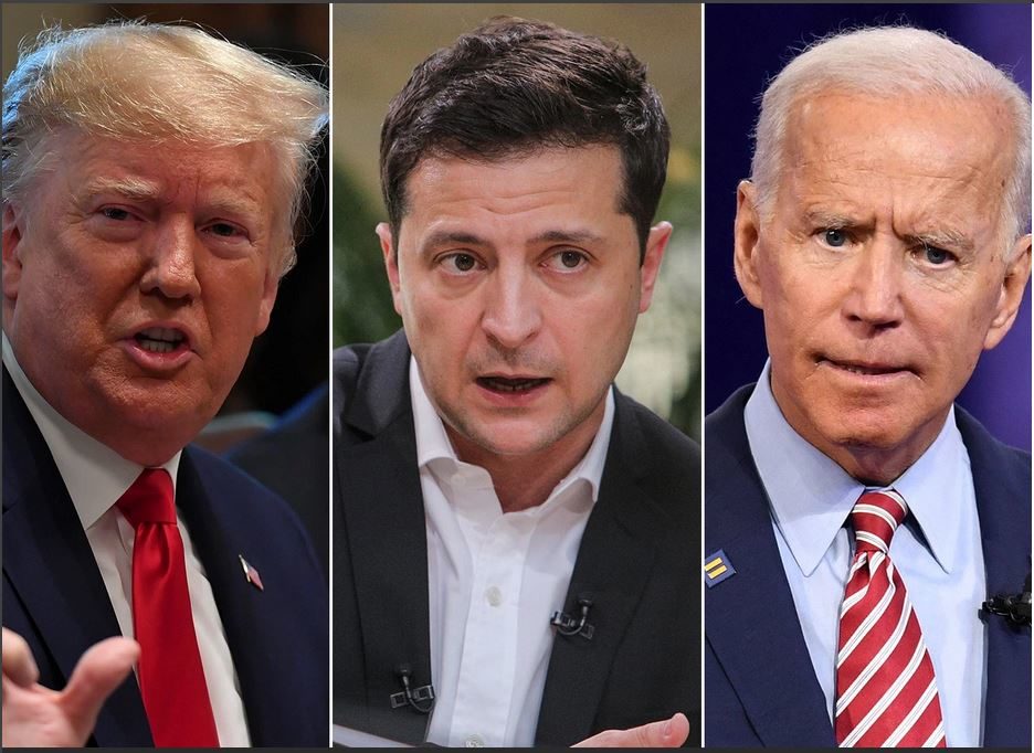 Trump Zelensky Biden