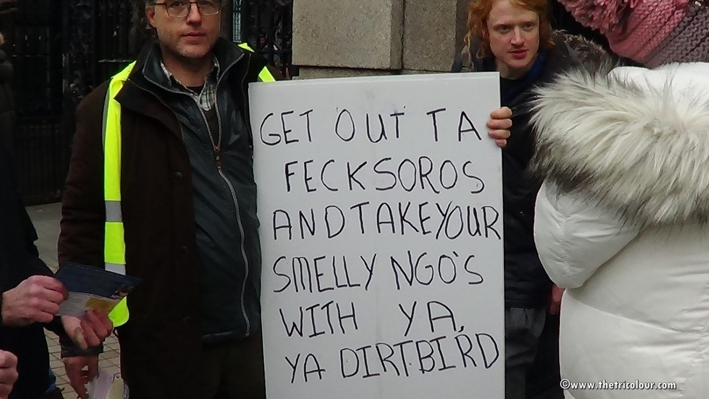 dublin protest free speech