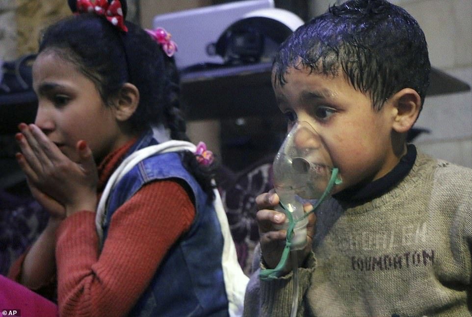 Douma faked attack