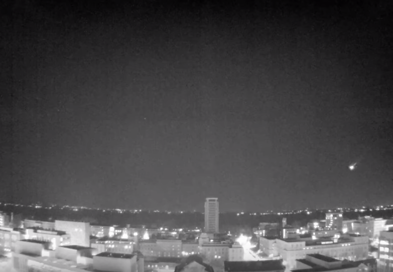 Fireball over Lake Mendota