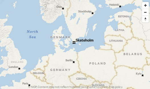 map sweden burial