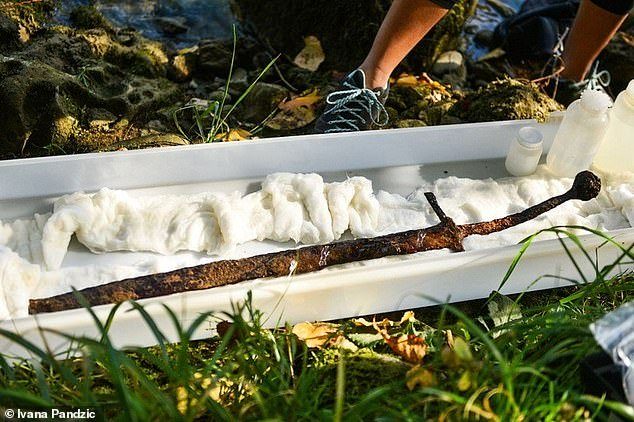 sword river bosnia stone