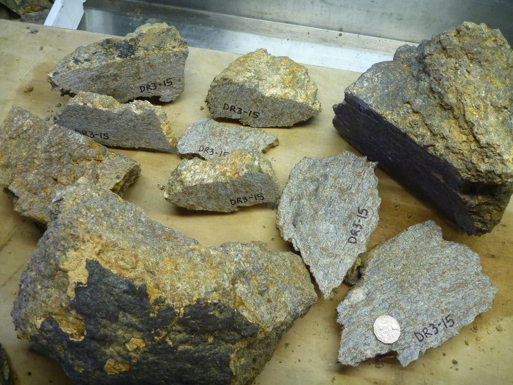 Click to enlarge Continental rocks