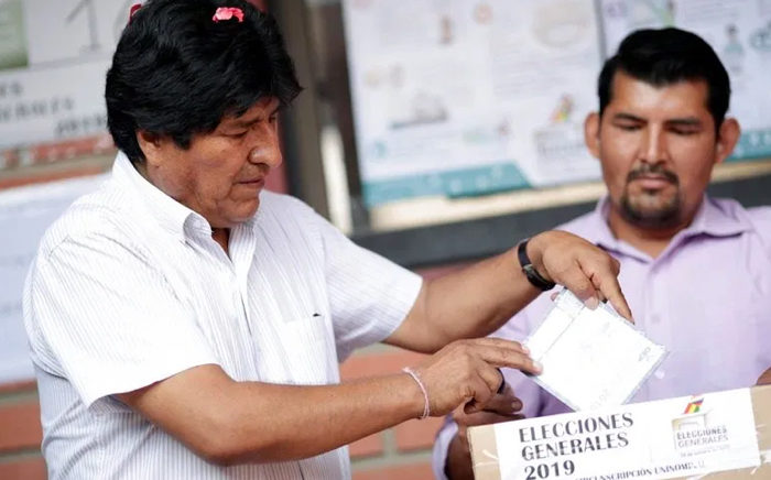 Click to enlarge Morales votes