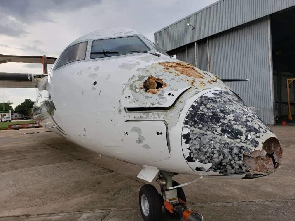 Plane damage