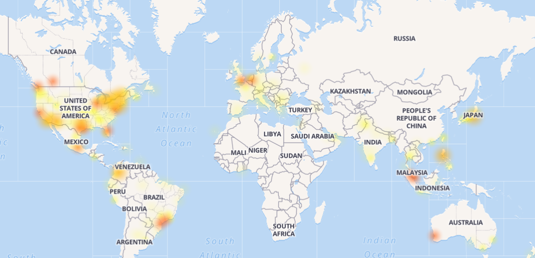 Facebook and Instagram down detector