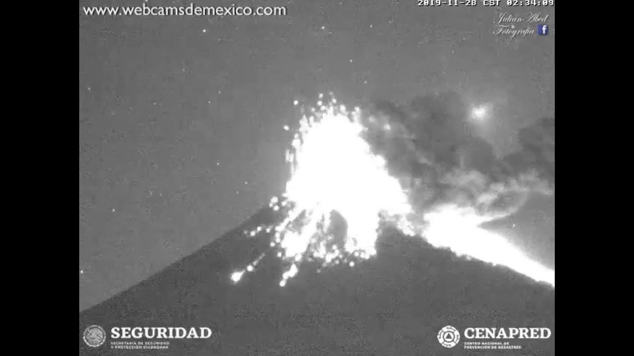 Popocatepetl Volcano, Mexico.