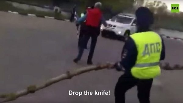 Man with knife