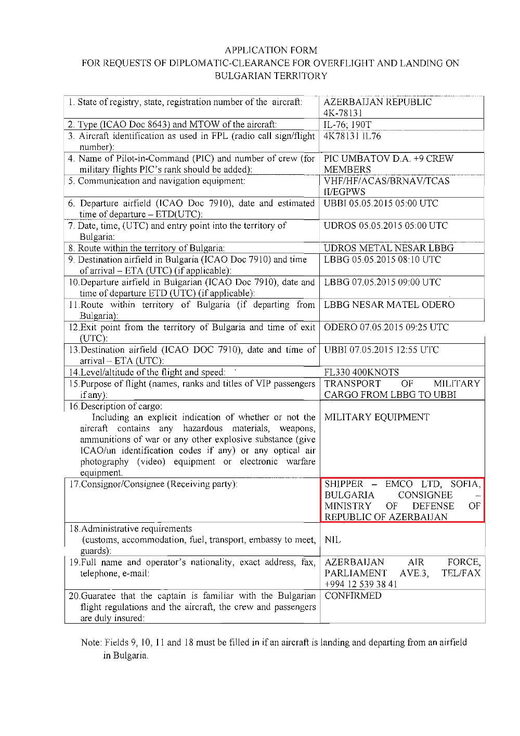 bellingcat lies arms shipments