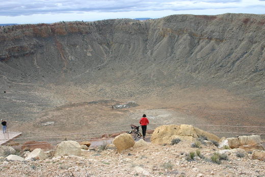 meteorite crater arizona canyon diablo