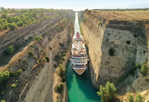 Click to enlarge Corinth Canal