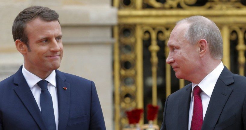 Macron Putin