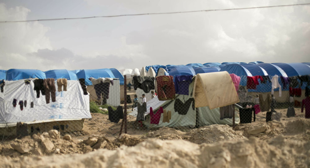 Click to enlarge Syria refugee camp