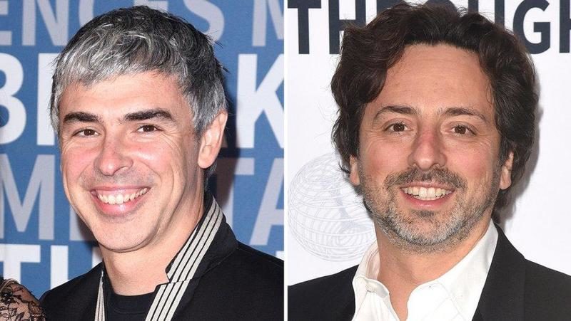 google's Sergey Brin and Larry Page