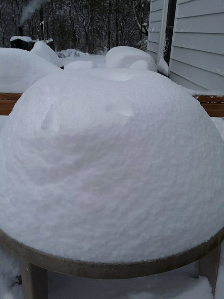 Lake effect snow piles on West Michigan