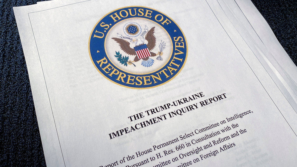 impeachment report democrats trump