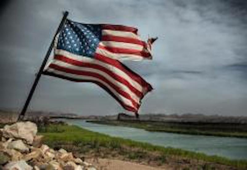 Click to enlarge tattered flag
