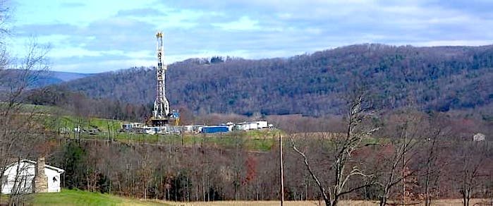 Click to enlarge Frack rig