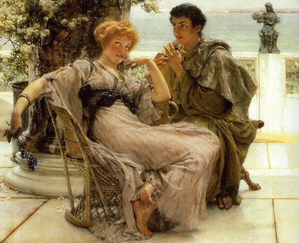 The Proposal by Sir Alma Tadema, 1892