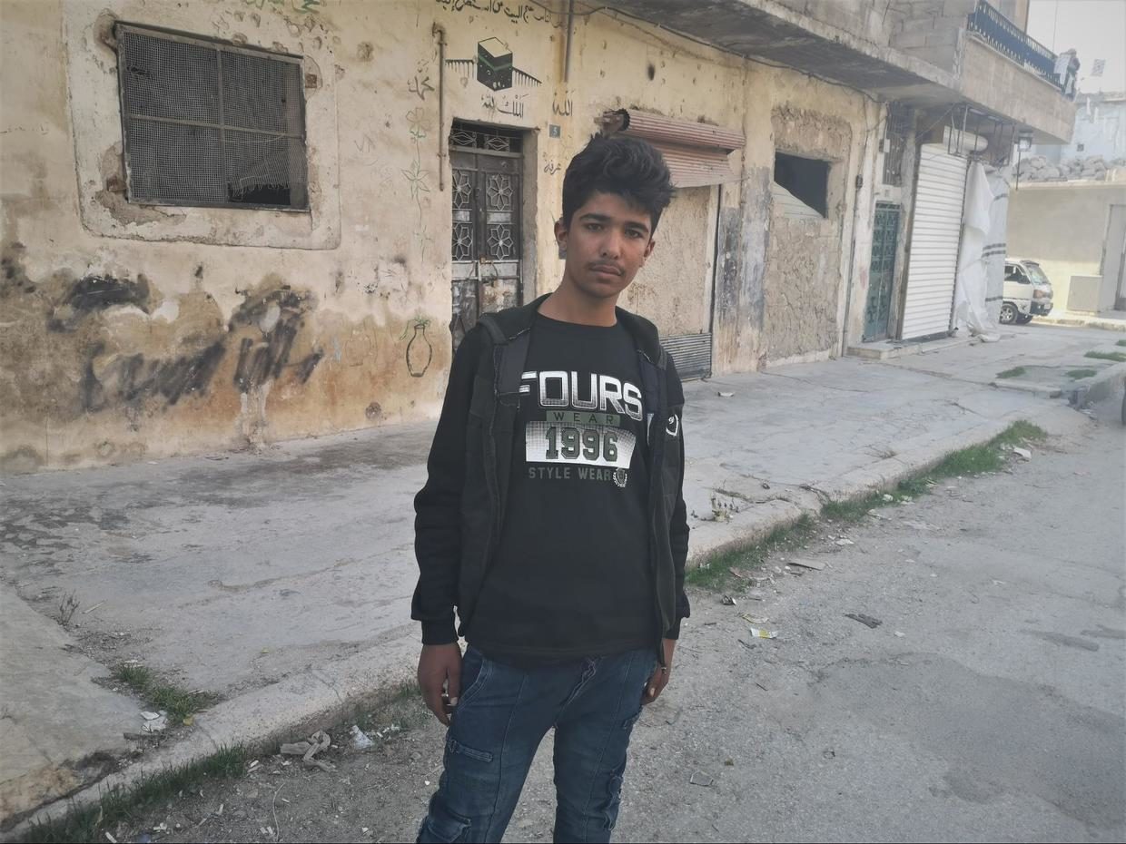 Click to enlarge Syrian boy