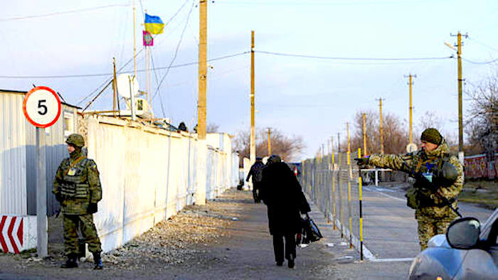 checkpoint Ukraine