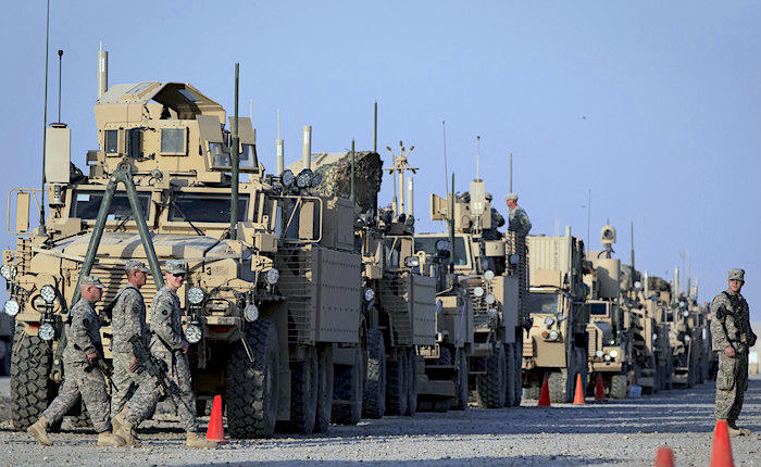 Click to enlarge MRAP vehicles