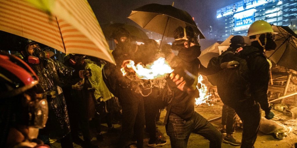 Click to enlarge NYT hong kong protest