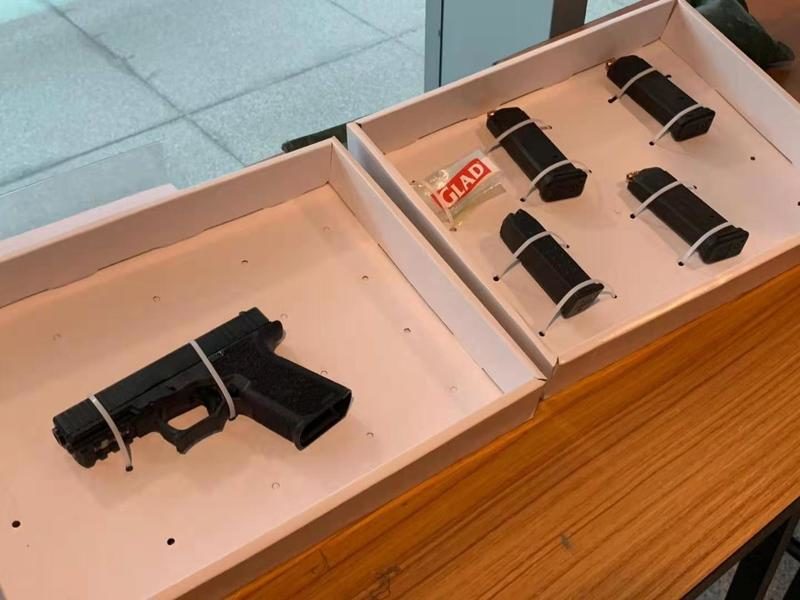 cache of weapons seized Hong Kong police