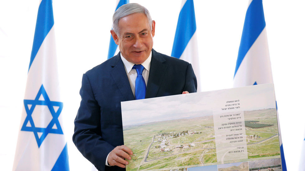 Click to enlarge netanyahu jordan valley poster