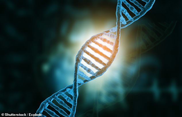 Click to enlarge DNA strand